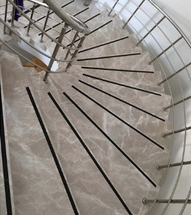 Xingyan Stone Plishing Furnfarmling Gray Marble Stair Manufaction